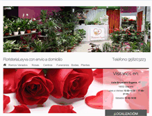 Tablet Screenshot of floristerialeyva.com